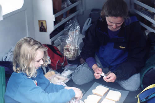 Making sandwiches