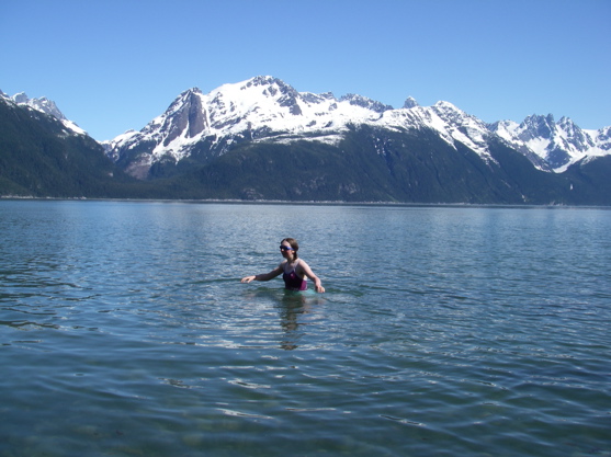 swimming in Lynn Canal