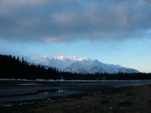 Chilkat Range from Mud Bay
